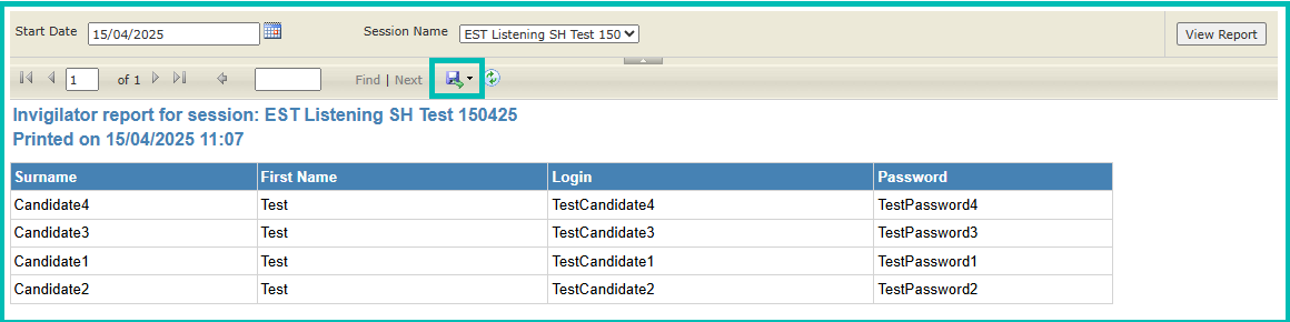 Invigilator report complete.PNG