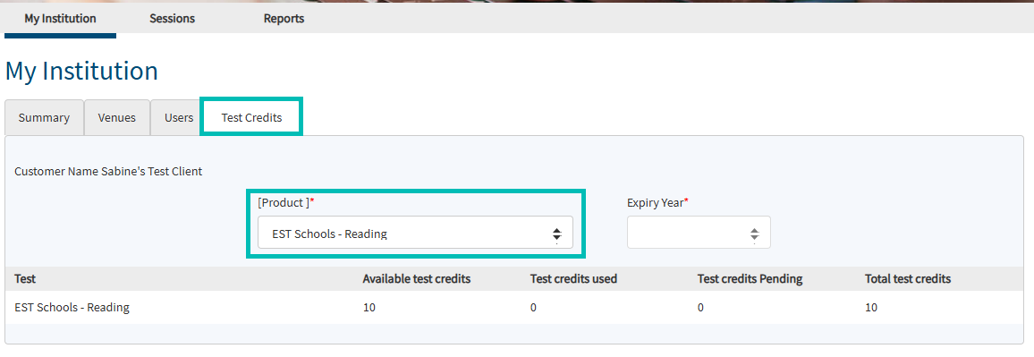 Client Test Credits tab_new.PNG