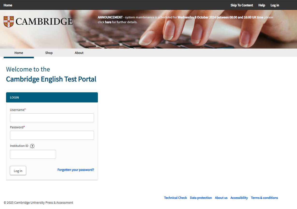 Metrica Login Page.png