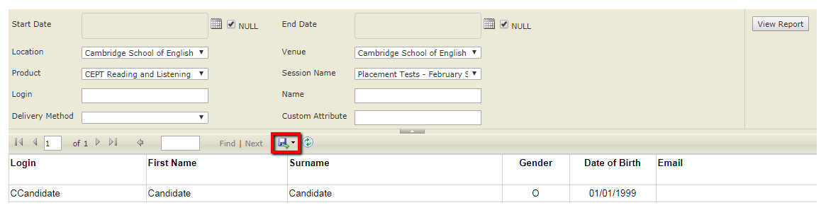 Cambridge English Results Service for Candidates