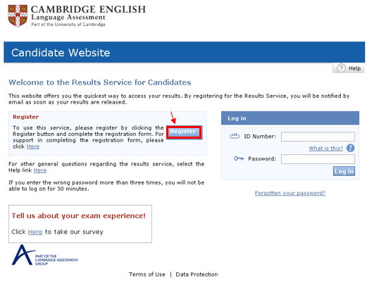 results english online cambridge test your result exam online Cambridge Viewing â€“ English